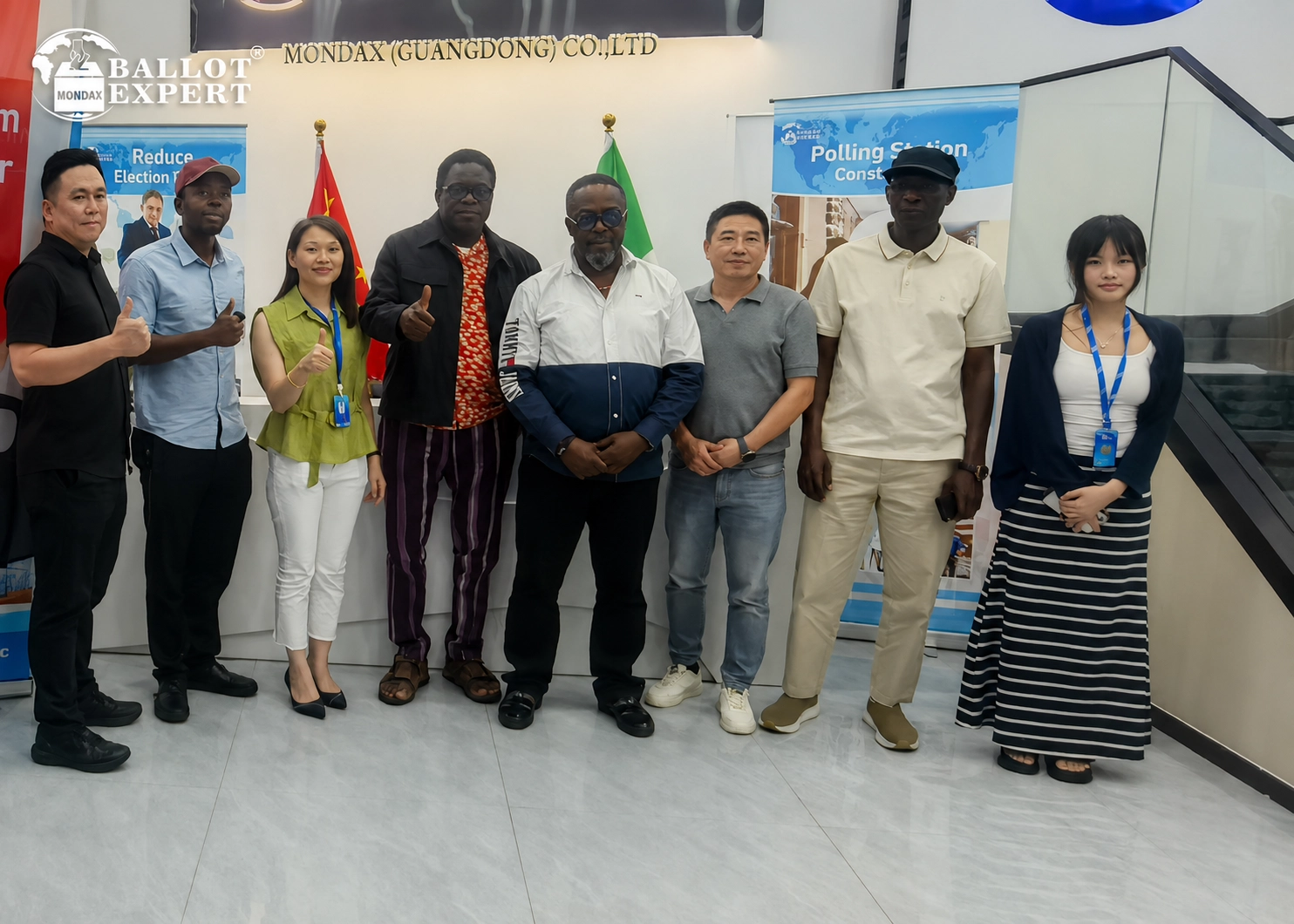 Nigeria Client Revisited ballot expert to finalize Election Materials